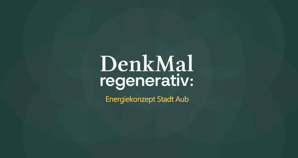Deckblatt der Präsentation DenkMal regenerativ: